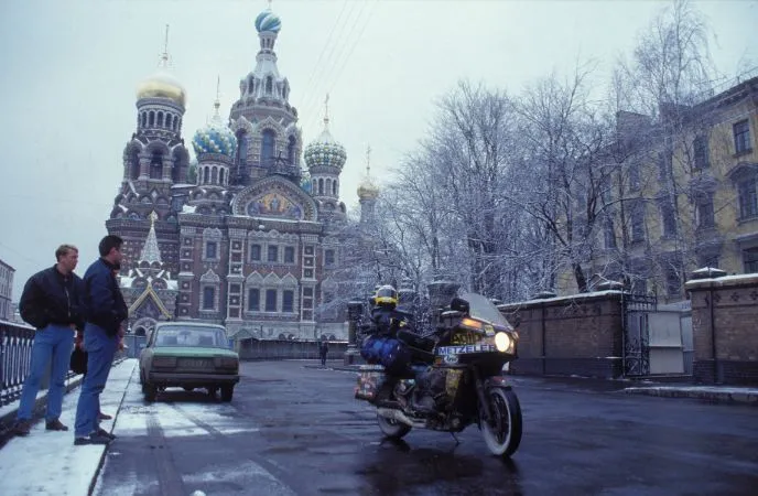 En la entonces URSS - Emilio Scotto - Moto Euforia