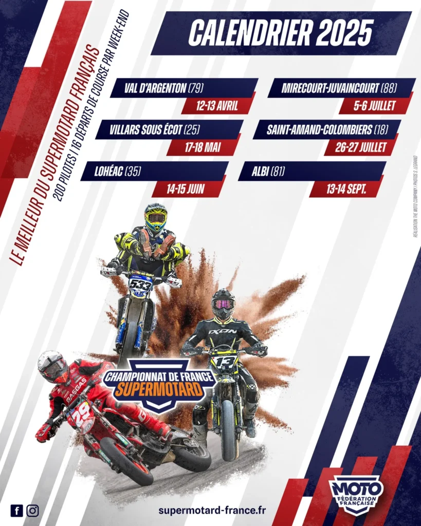 Fechas del Campeonato Frances de supermotard - Supermotard - Moto Euforia