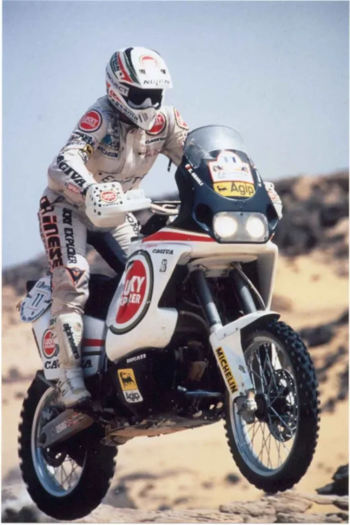 Rally Dakar, Edi Orioli - Cagiva - Moto Euforia