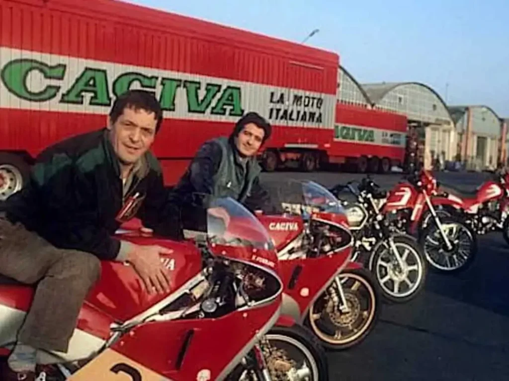Hermanos Castiglioni - Cagiva - Moto Euforia