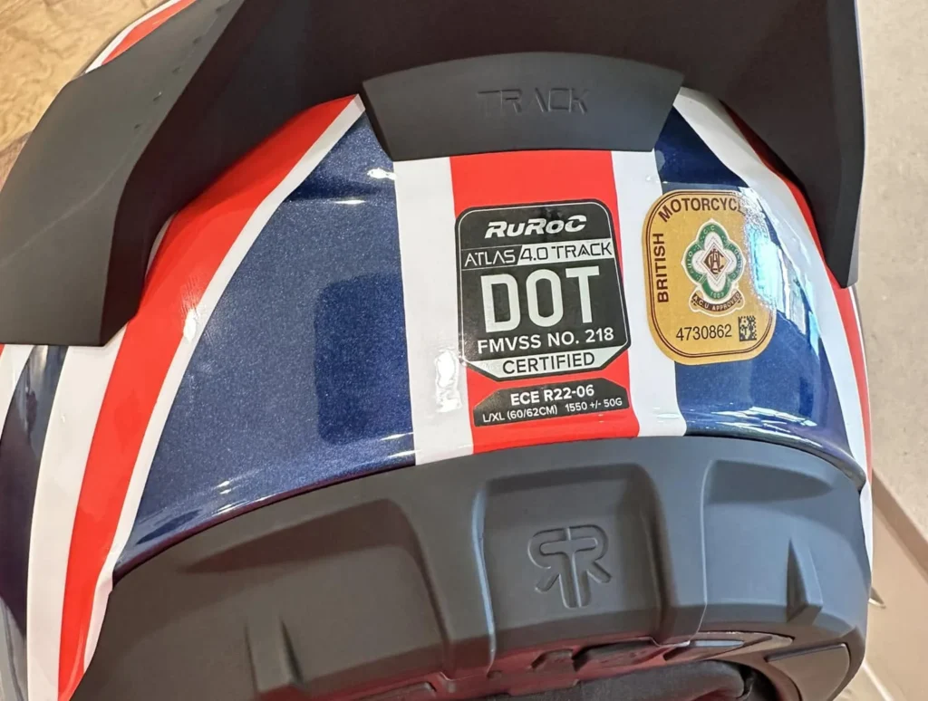 Cómo elegir casco de moto - Certificado DOT