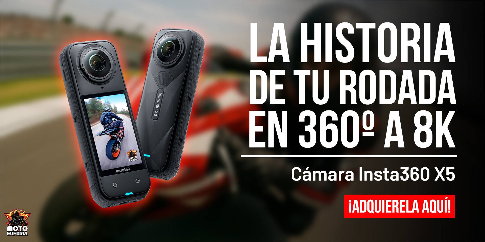 Camara Insta 360  - Moto Euforia